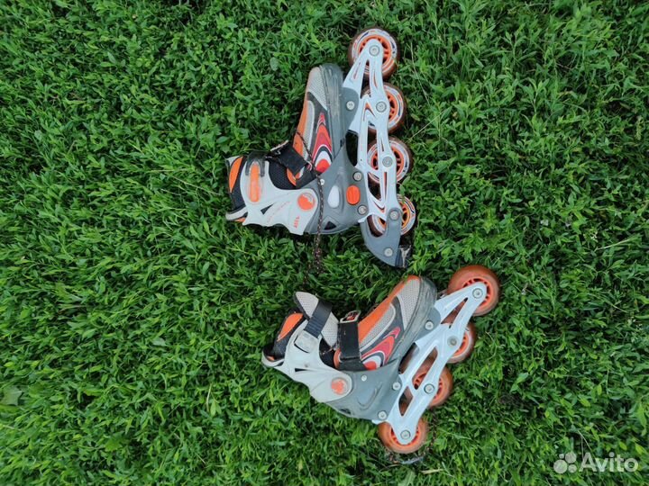 Роликовые коньки детские раздвижные