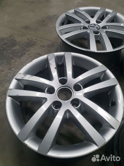 Диски после ремонта оригинал Vw Golf R16