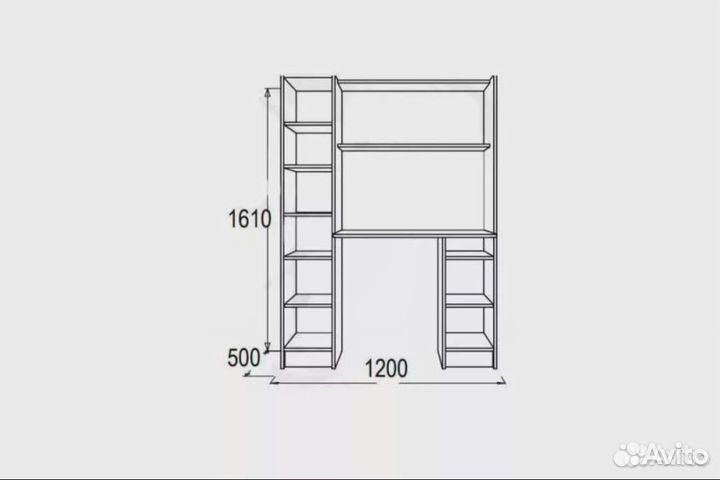 Компьютерный стол уголок школьника