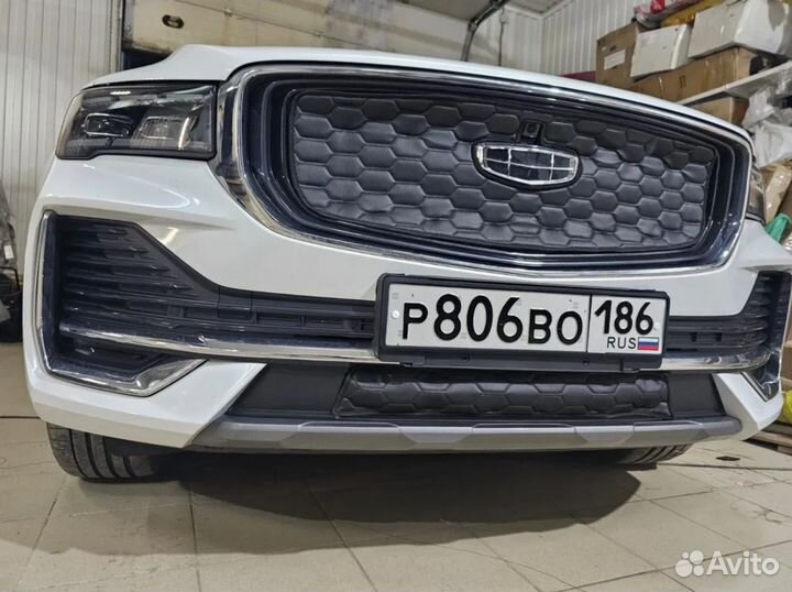 Утеплитель радиатора Geely Monjaro 21-нв