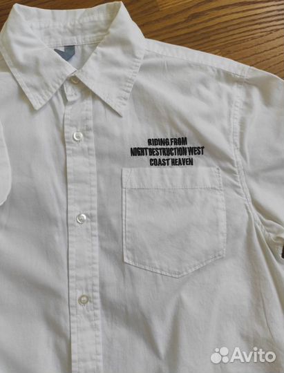Белая рубашка для мальчика