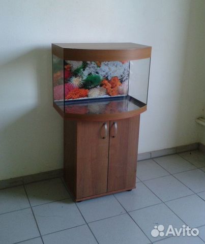 Аквариум 100 свет биофильтр фон подставка