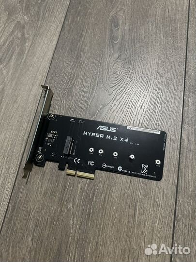 Контроллер Asus hyper M.2 X4 mini