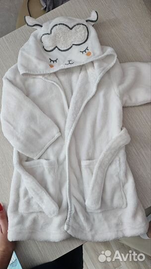 Детский махровый халат 80-86