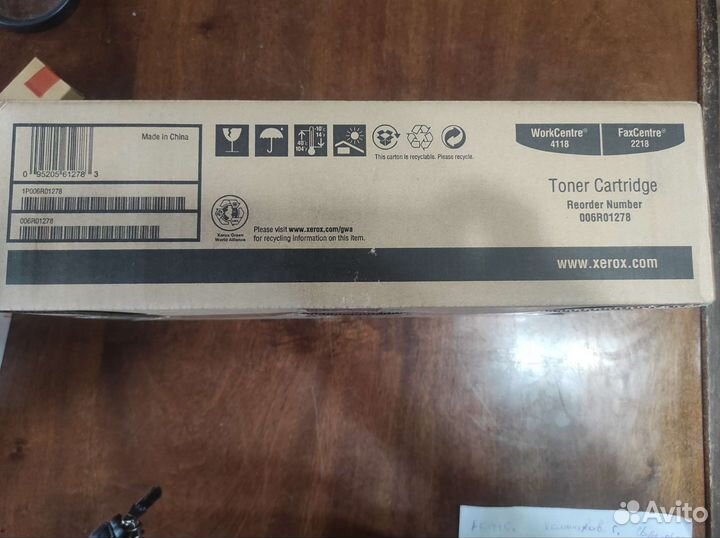 Xerox тонер картридж work centre 4118