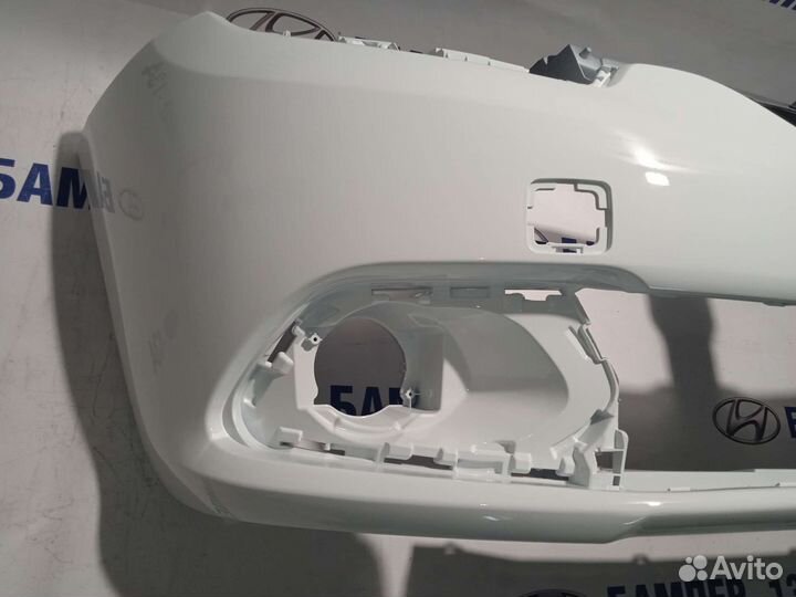 Бампер передний renault logan 2 Белый