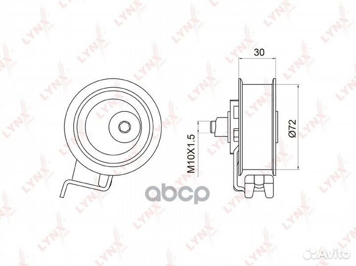 Ролик натяжной ремня грм PB1008 lynxauto