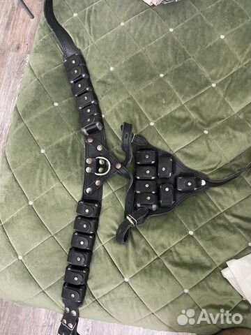 Грузовая шлейка кожаная