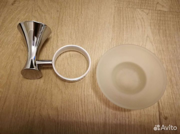 Мыльница стеклянная подвесная frap
