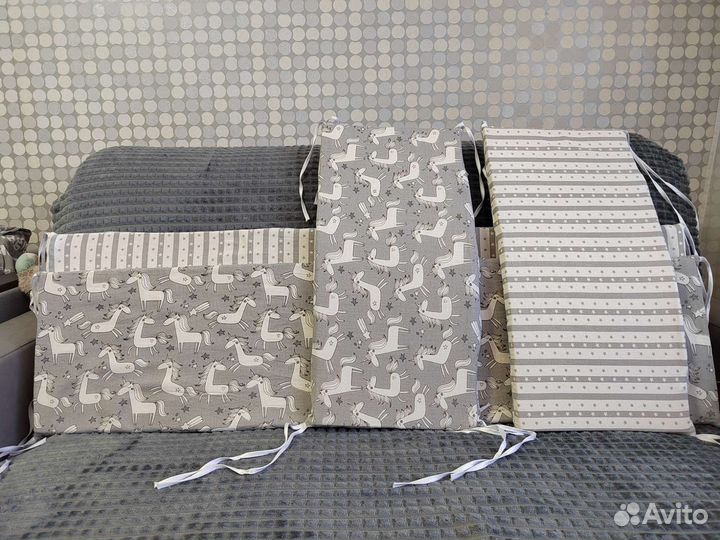 Бортики в кроватку и матрас