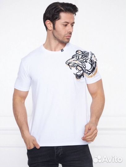 Стильная мужская футболка Philippe Plein