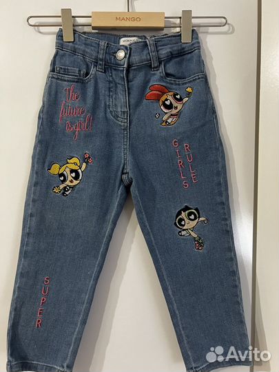 Monnalisa джинсы и кофта доя девочки 104