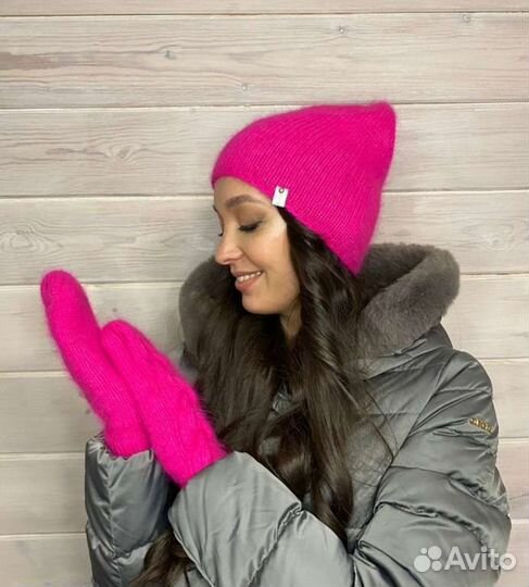 Шапка из пуха норки (демисезонная)