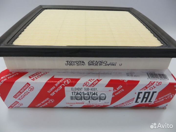 Фильтр воздушный lexus RX350/450H, toyota highl