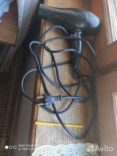 Фен для волос бу, с длинным шнуром, возм обмен
