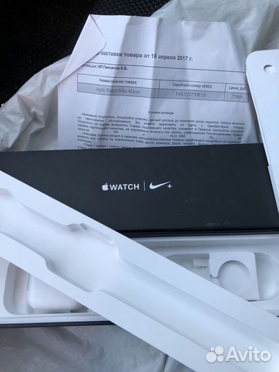 Часы apple watch 2 42mm Nike