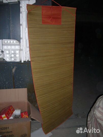 Коврик пляжный, постилка плетёная, новая