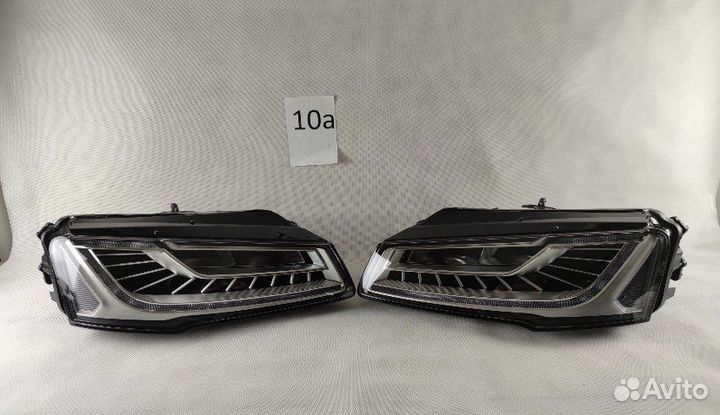 Фары Audi A8 D4 рестайлинг Full Led комплект 4H0