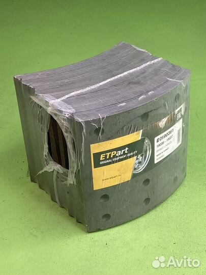 Накладки тормозные 1-рем. (419x178) (93685/L10 6.3