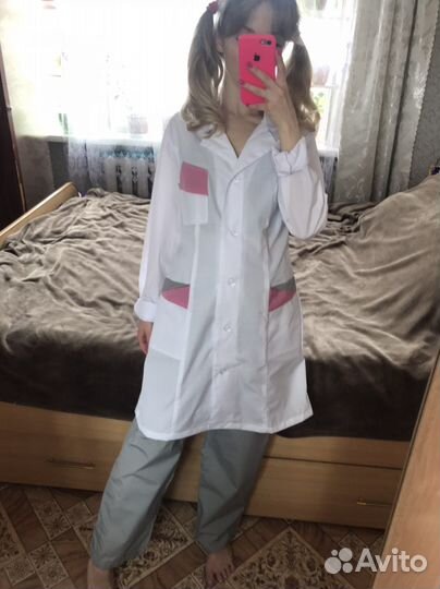 Новый Медицинский костюм халат штаны