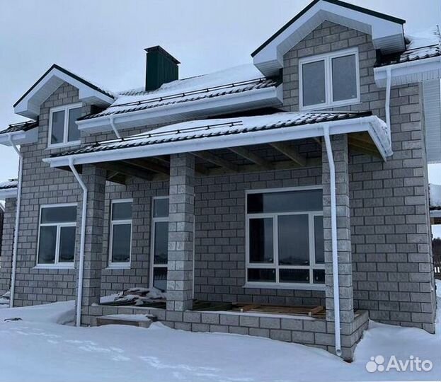 Блок трехслойный