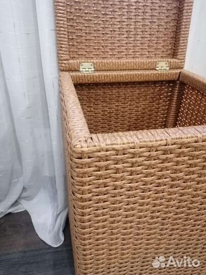 Короб плетенный для хранения, корзина для белья