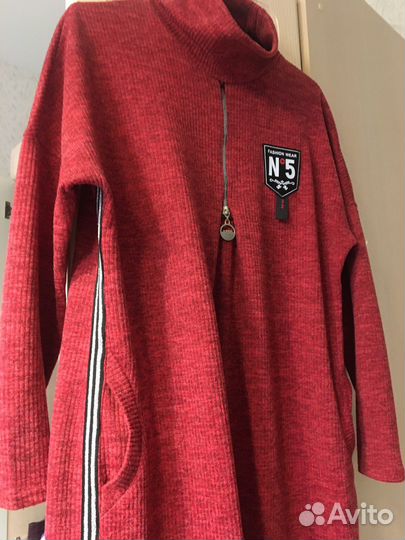 Платье женское трикотаж 52 размер