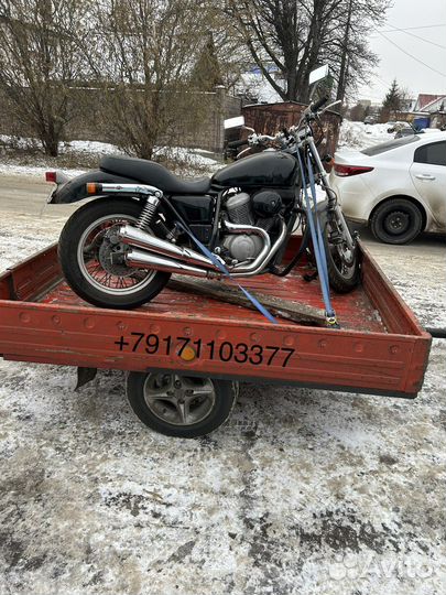 Мотоэвакуатор или перевозка на легковом прицепе