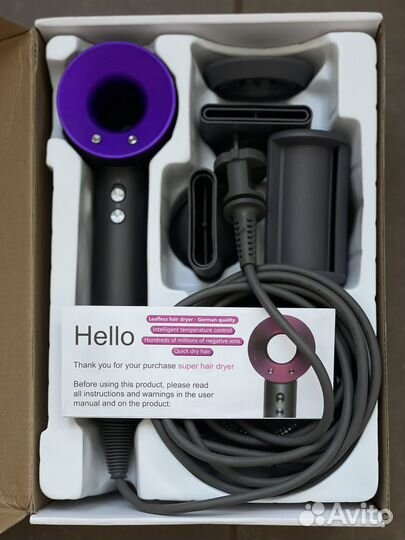 Фен dyson (5 насадок в комплекте)