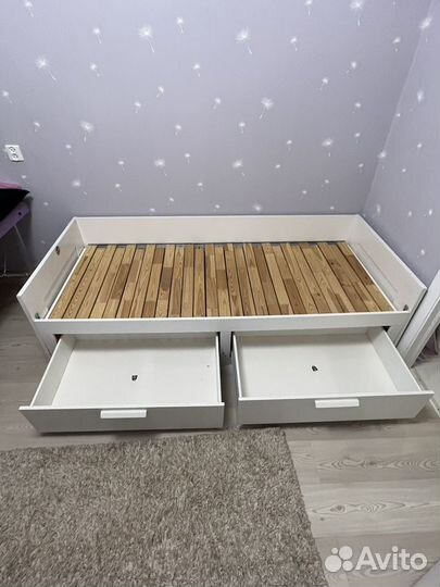 Кровать IKEA brimnes 90\180х204