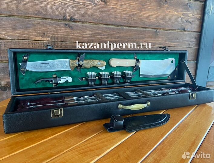 Шампура / Подарочный шашлычный набор