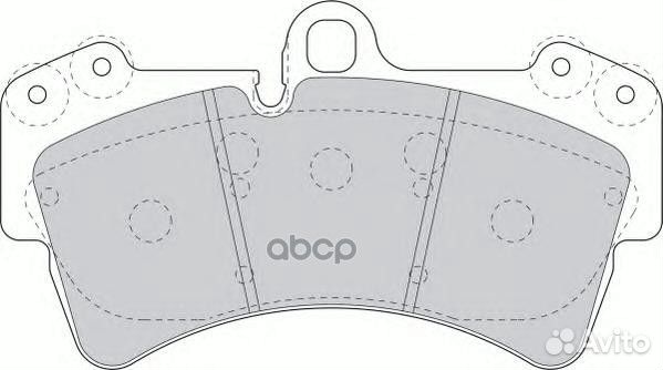 FDB1626 995 00 колодки дисковые п VW Touareg