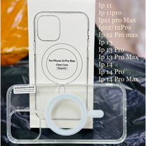 Чехол Clear Case Magsafe для iPhone 14/15