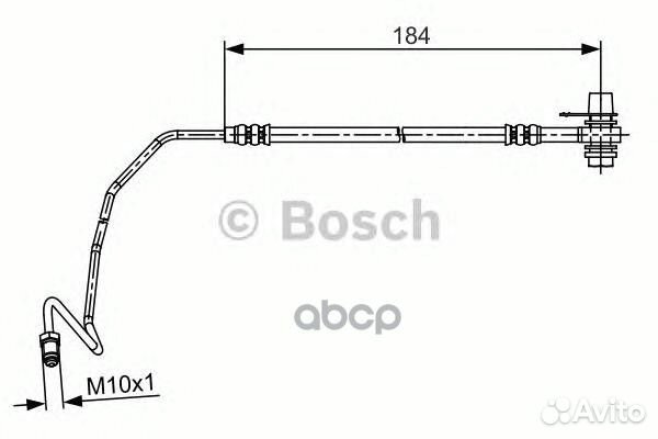 Шланг тормозной 1987481534 Bosch