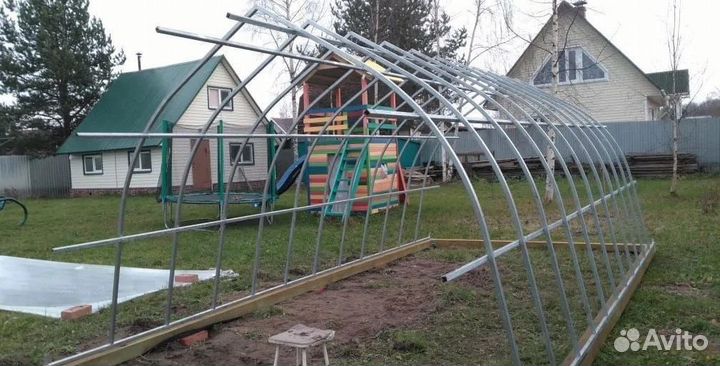 Теплица Горка 3 на 6м с поликарбонатом 4мм