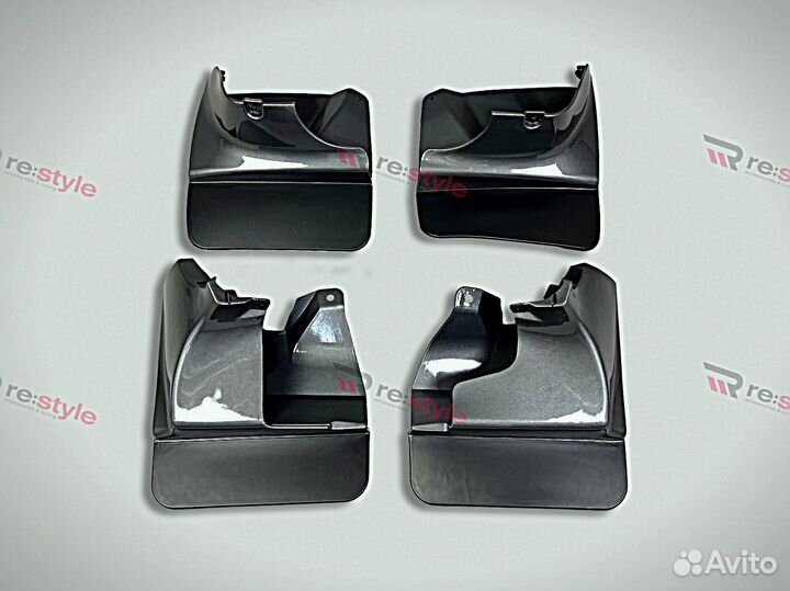 Брызговики Prado 120 Темный металл