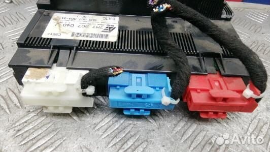 Блок управления печки и климат-контроля seat alham