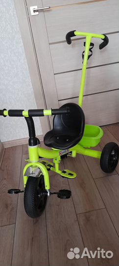 Детский велосипед с ручкой бу