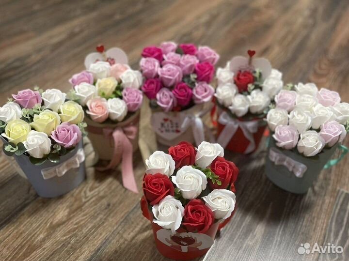 Мыльные розы Букеты