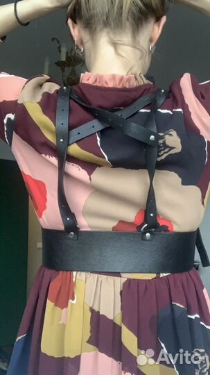 Портупея ручная работа/натуральная кожа