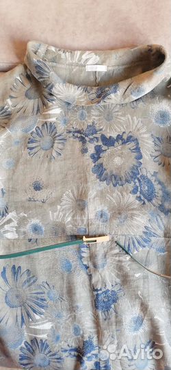 Платье женское льняное