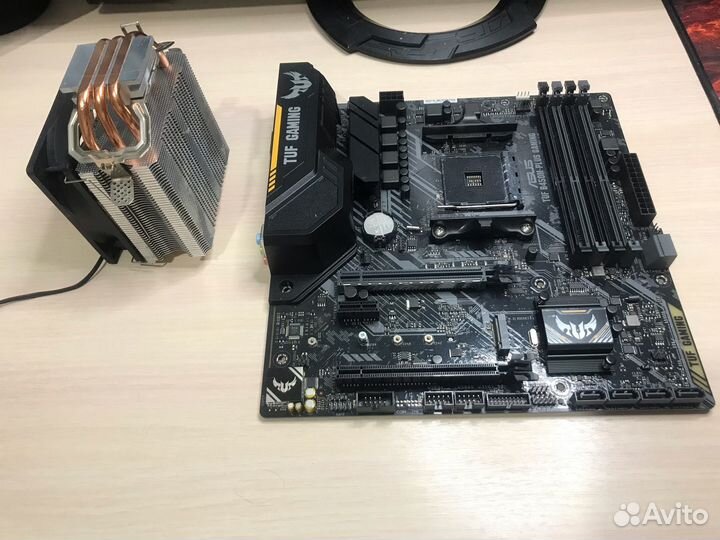 Материнская плата asus TUF gaming B450M-plus