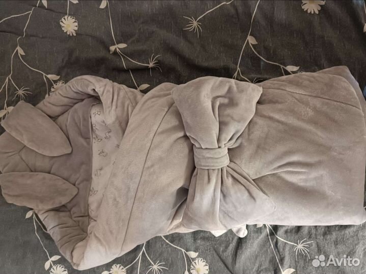 Конверт одеяло на выписку зима