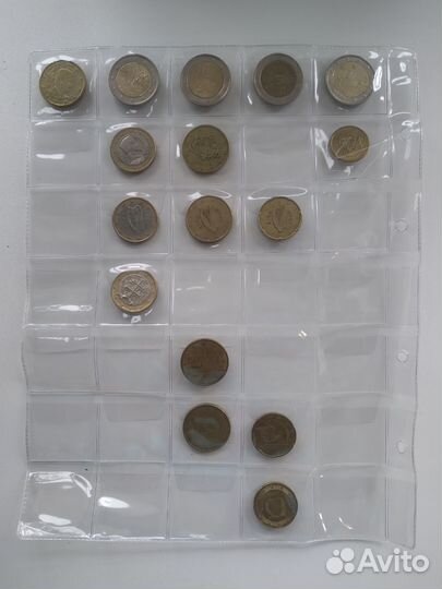 Монеты иностранные евро