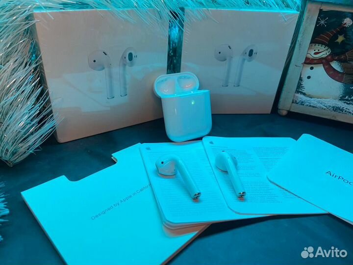 AirPods 2 Доставка+Чехол+Гарантия