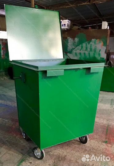 Евроконтейнер металлический 1,1 м3 Арт е10535