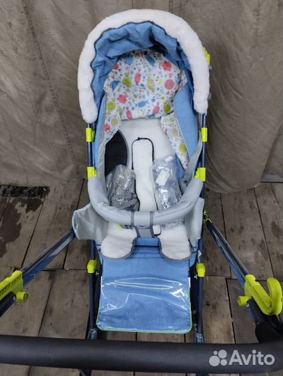 Детские санки-коляска