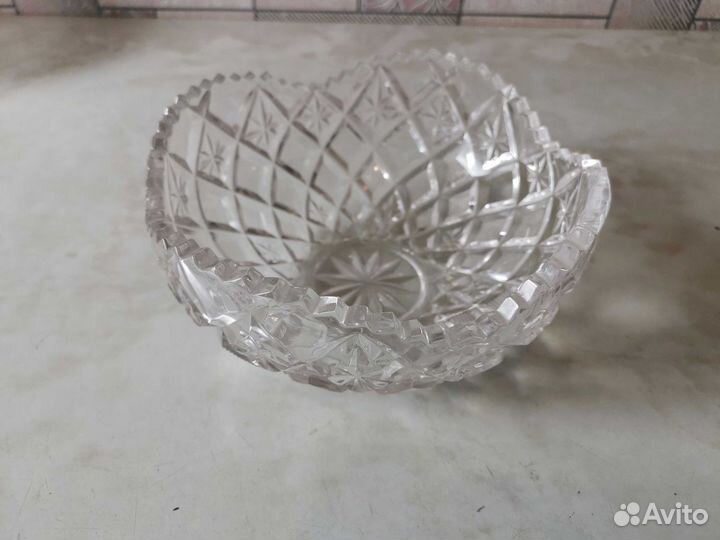 Салатница Салатник Конфетница Хрусталь СССР