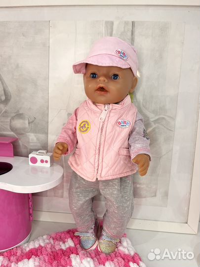 Кукла Baby born с одеждой и кухней