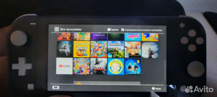 Nintendo Switch Lite с играми
